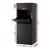 Gardeon Black Parcel Letterbox Drop Box, Heavy-Duty Steel Mailbox, 2 Slots, Lockable, 42x38x102cm, Weatherproof