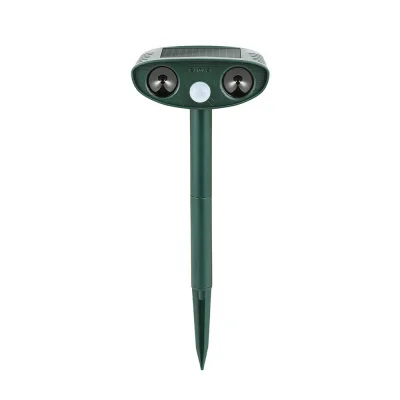 Gardeon Ultrasonic Snake Repeller - Solar & Battery Powered, Heavy Duty ABS, Water Resistant, 15x10x6cm, 1-Year Warranty