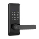 UL-TECH Fingerprint Door Lock Smart Home System: Zinc Alloy, 360° Sensor, App Control, 100 User Capacity, Black