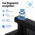 UL-Tech Fingerprint Door Lock Smart Home System: Zinc Alloy, 360° Sensor, App Control, 100 User Capacity, Black