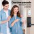 UL-Tech Fingerprint Door Lock Smart Home System: Zinc Alloy, 360° Sensor, App Control, 100 User Capacity, Black