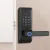 UL-TECH Fingerprint Door Lock Smart Home System: Zinc Alloy, 360° Sensor, App Control, 100 User Capacity, Black