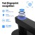 UL-Tech Smart Fingerprint Door Lock, Zinc Alloy, 360° Sensor, Easy Install, Multiple Access, Black, 16x6.5x6cm, 1-Year