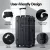 Wanderlite 32" Trunk Luggage - Black, Durable ABS, 360° Spinner Wheels, USB & Type-C Ports, TSA Lock, 130L Capacity Wanderlite 32" Trunk Luggage - Black, Durable ABS, 360° Spinner Wheels, USB & Type-C Ports, TSA Lock, 130L Capacity