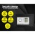 UL-TECH 16L Digital Security Safe Box – Steel, Black, with Twin-Bolt Lock, Digital Keypad, Alarm, and Emergency Keys