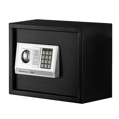 UL-TECH 20L Security Safe Box - Digital Keypad, Solid Steel, Alarm System, Tamper-Proof Hinges, Wall-Mount Option