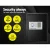 UL-TECH Digital Security Safe Box - Steel, 50x35x30.5cm, Twin-Bolt Lock, Keypad & Alarm, Wall Mountable, Black