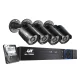 UL-TECH 1080P CCTV Security System: 4CH DVR, 4 Cameras, 4TB HDD, Motion Detection, Night Vision, Remote Access