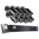 UL-TECH 1080P CCTV Security System: 8CH DVR, 8 Cameras, 4TB HDD, Infrared Night Vision, Motion Detection, Remote Access