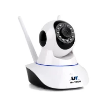 UL-TECH 1080P Wireless IP Security Camera, HD 2.0 Megapixel, Pan/Tilt, Night Vision, Two-Way Audio, White