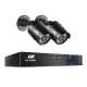 UL-TECH 1080P HD CCTV Security System, 4CH DVR, 2 Cameras, Motion Detection, Infrared Night Vision, Remote Access