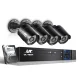 UL-TECH 1080P 4CH DVR CCTV Security System, 4 Cameras, 2TB HDD, Night Vision, Motion Detection, Remote Access