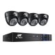 UL-Tech 1080P CCTV Security System: 4CH DVR, 4 Cameras, Motion Detection, Infrared Night Vision, Remote Access