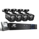 UL-TECH 1080P CCTV Security System - 4CH DVR, 4 Cameras, 2TB HDD, Motion Detection, Night Vision, Remote Access