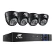 UL-TECH 1080P CCTV Security System 8CH DVR, 4 Cameras, Motion Detection, Infrared Night Vision, Remote Access