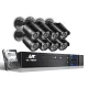 UL TECH 8CH DVR 8-Camera CCTV Security System - 1080P HD, 2TB HDD, Night Vision, Motion Detection, Remote Access