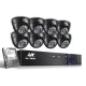 UL TECH 8CH DVR CCTV Security System - 8 1080P Cameras, 2TB HDD, Motion Detection, Night Vision, Remote Access
