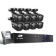 UL TECH 8CH DVR CCTV Security System: 8 Cameras, 2TB HDD, 1080P HD, Motion Detection, Night Vision, Remote Access