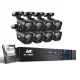 UL TECH 8CH DVR CCTV Security System: 8 Cameras, 2TB HDD, 1080P HD, Motion Detection, Night Vision, Remote Access