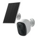 UL-Tech 3MP Solar Security Camera with Full-Colour Night Vision, 5000mAh Battery, IP66 Waterproof, and 2-Way Audio