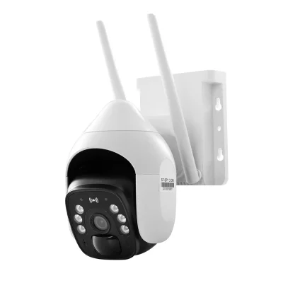 UL-TECH 3MP Wireless IP Camera - 2.4GHz Wi-Fi, Solar Compatible, Pan/Tilt, Night Vision, PIR Motion Alert, IP66 Rated