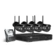 UL-TECH Wireless 8CH NVR CCTV System, 3MP HD, 4 Bullet Cameras, 1TB HDD, Infrared Night Vision, Motion Detection