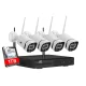 UL-TECH Wireless CCTV Security System: 8CH NVR, 4 Cameras, 3MP HD, 1TB HDD, Night Vision, IP65 Waterproof, Two-W