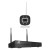 UL-Tech Wireless CCTV System: 8CH NVR, 3MP, 4 Cameras, IP65, Night Vision, Two-Way Audio, Smartphone Viewing, Easy Setup