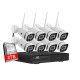 UL-tech 8CH Wireless CCTV Security System, 3MP Full HD, 8 Cameras with Night Vision, 2TB Storage, Easy Install