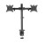 Artiss Dual Monitor Arm Desk Mount - Heavy-Duty Steel, Fully Adjustable, 360° Swivel, Fits Up to 32" Screens, Black