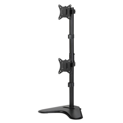 Artiss Dual Monitor Arm Stand: Freestanding, Heavy-Duty Steel, Adjustable for 17"-32" Screens, VESA Compatible, Black Artiss Dual Monitor Arm Stand: Freestanding, Heavy-Duty Steel, Adjustable for 17"-32" Screens, VESA Compatible, Black