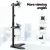 Artiss Dual Monitor Arm Stand: Freestanding, Heavy-Duty Steel, Adjustable for 17"-32" Screens, VESA Compatible, Black