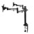Artiss Dual Monitor Arm Desk Mount: Heavy Duty Steel, 360° Swivel, VESA Compatible, For 10”-30” Screens, Black