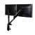 Artiss Dual Monitor Arm Stand with Gas Spring, 360° Swivel, Tilt & Cable Management for 10"-27" Screens, Aluminium