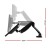 Artiss Black Monitor Arm Stand - Adjustable Gas Spring Desk Mount for 10"-27" Screens, 360° Swivel, VESA Compatible