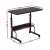 Artiss 80CM Portable Laptop Desk - Height Adjustable Sit Stand Workstation, Steel Frame, MDF Board, Black, 40kg Capacity