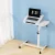 Artiss 360° Rotating Laptop Desk with USB Cooler, Adjustable Height & Tilt, Steel Frame, 60cm, White, Mobile Stand