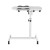 Artiss 60CM White Laptop Desk Table with Fan Cooling | 360° Rotating Stand, Adjustable Height & Tilt | Mobile Workspace