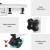 Artiss 60CM White Laptop Desk Table with Fan Cooling | 360° Rotating Stand, Adjustable Height & Tilt | Mobile Workspace
