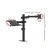 Artiss Dual Monitor Arm Desk Mount with Laptop Tray, Steel, Fits Up to 32" Screens, Black, Adjustable for Comfort