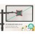 Artiss Dual Monitor Arm Desk Mount with Laptop Tray, Steel, Fits Up to 32" Screens, Black, Adjustable for Comfort