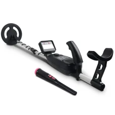Weisshorn Metal Detector Kit 180mm Deep LCD Screen, Waterproof Pinpointer, Adjustable Shaft, Headphones Included