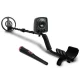 Weisshorn Metal Detector 160MM Deep Sensitive Waterproof Pinpointer Set with LED, Headphones, Adjustable Shaft, 2 Modes