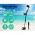 Weisshorn Metal Detector 160MM Deep Sensitive Waterproof Pinpointer Set with LED, Headphones, Adjustable Shaft, 2 Modes