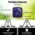 Weisshorn Metal Detector 160MM Deep Sensitive Waterproof Pinpointer Set with LED, Headphones, Adjustable Shaft, 2 Modes