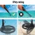 Weisshorn Metal Detector 160MM Deep Sensitive Waterproof Pinpointer Set with LED, Headphones, Adjustable Shaft, 2 Modes