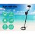 Weisshorn Metal Detector 220MM Deep Sensitive Waterproof Gold Treasure Hunter LCD with Headphones, Black
