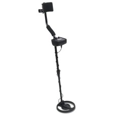 Weisshorn Metal Detector 160MM Deep Sensitive Waterproof Gold Treasure Hunter with LED Display and Headphones Black