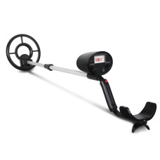 Weisshorn Metal Detector 180MM Deep Sensitive Waterproof Gold Digger, Adjustable Length, DISC Setting, Black