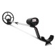 Weisshorn Metal Detector 180MM Deep Sensitive Waterproof Gold Digger, Adjustable Length, DISC Setting, Black